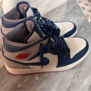 Jordan Athletic Shoes - Blue and White